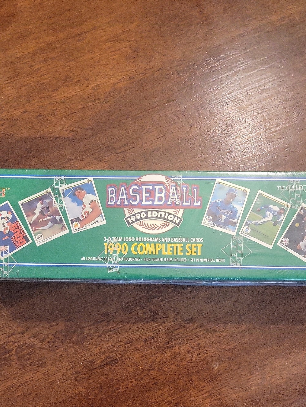 1990 Edition Upper Deck Baseball Complete Set - Green Collectible Card Box